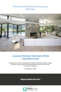 luxury homes and geothermal