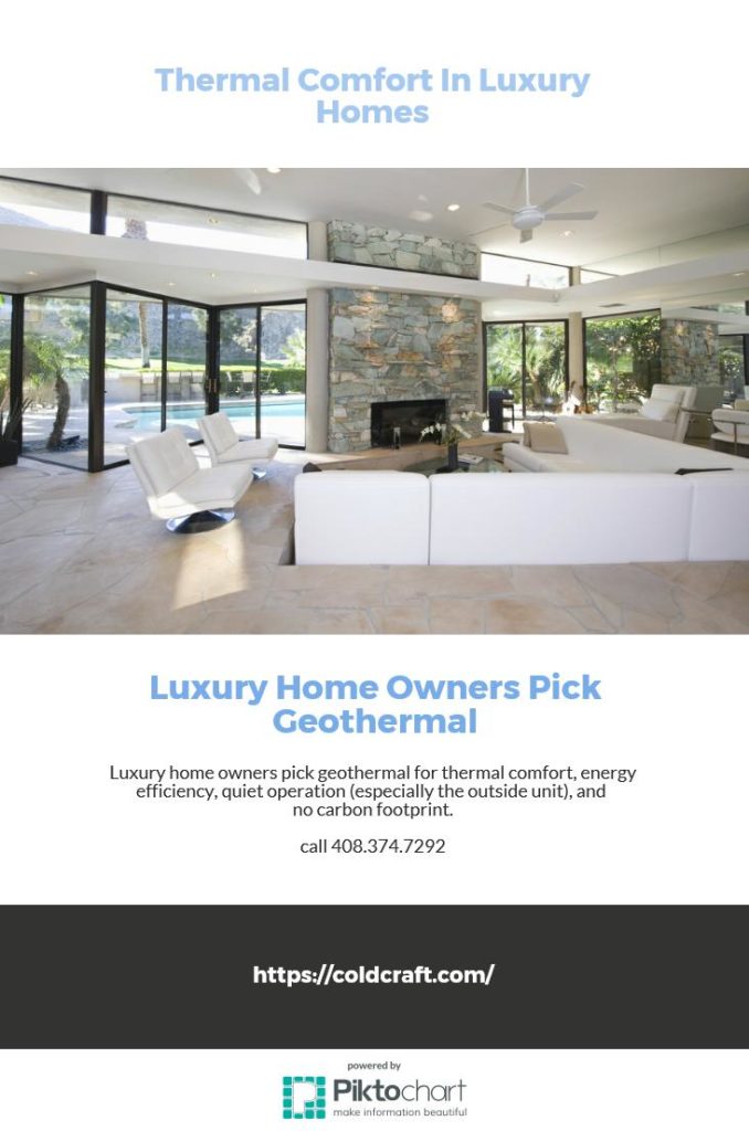 Luxury Home Owners Pick Geothermal