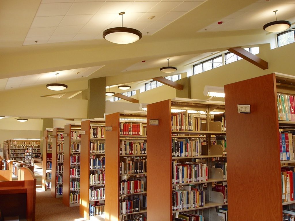 Inside of The new Feather River College Library